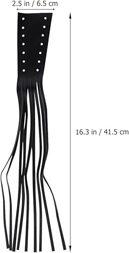 Miniatura 4 de Garneck Borlas de palanca de motocicleta con flecos de cuero para manillar de motocicleta, acelerador, freno de embrague, cubiertas de embrague