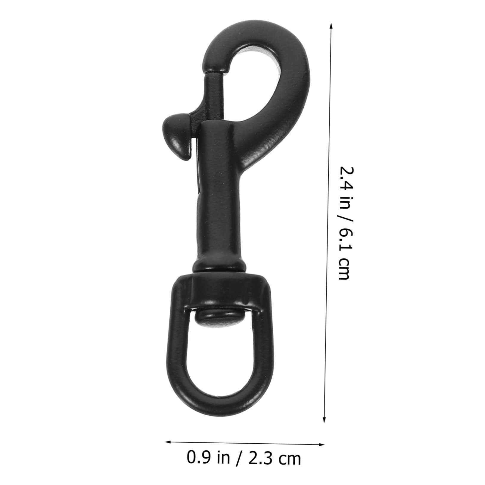 CIMAXIC Single Swivel Hook Stainless Diving Steel Swivel Snap Hooks for Hanging Eye Bolt Diving Clip