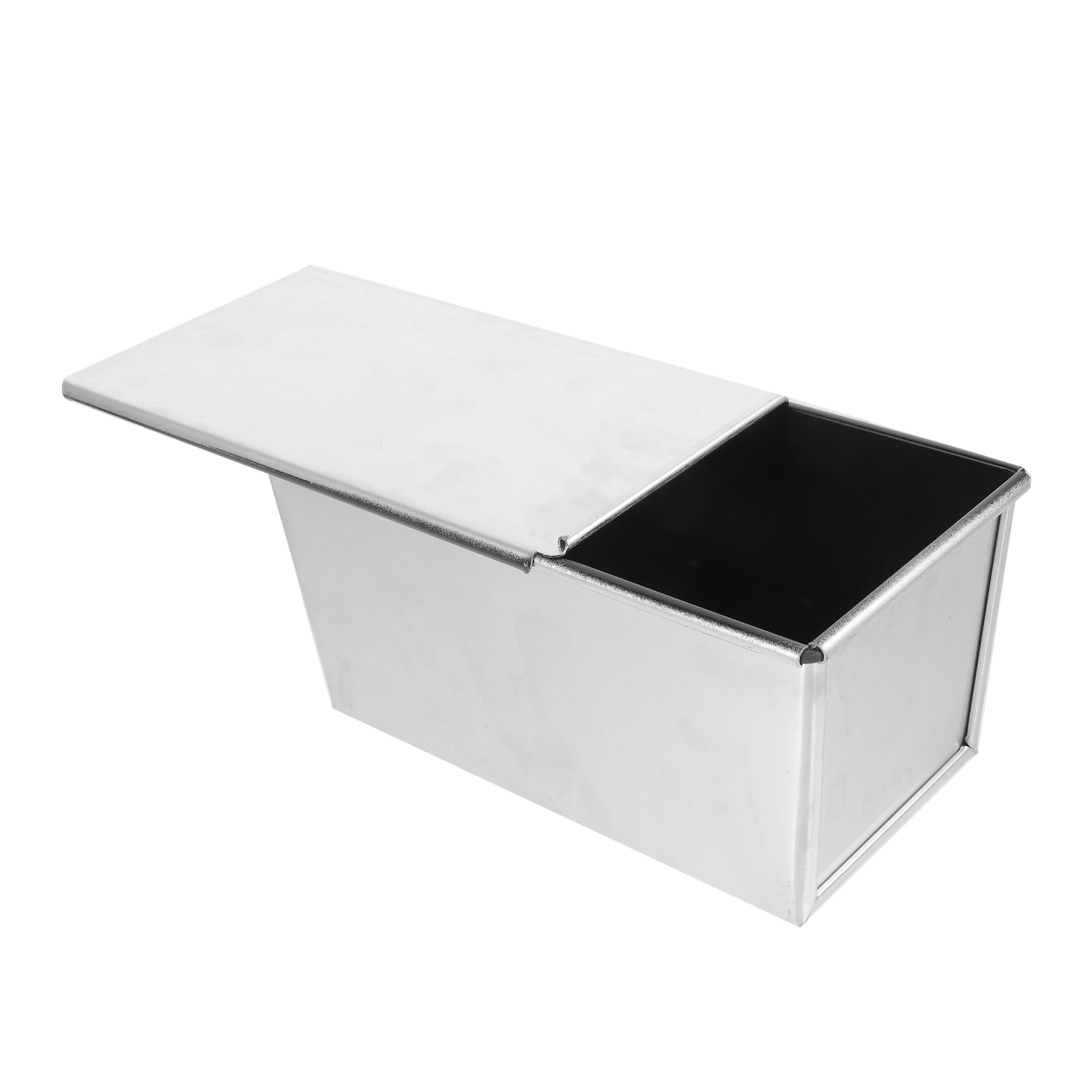Toastpfanne mit Deckel, Aluminiumlegierung, Silber, Große Kapazität