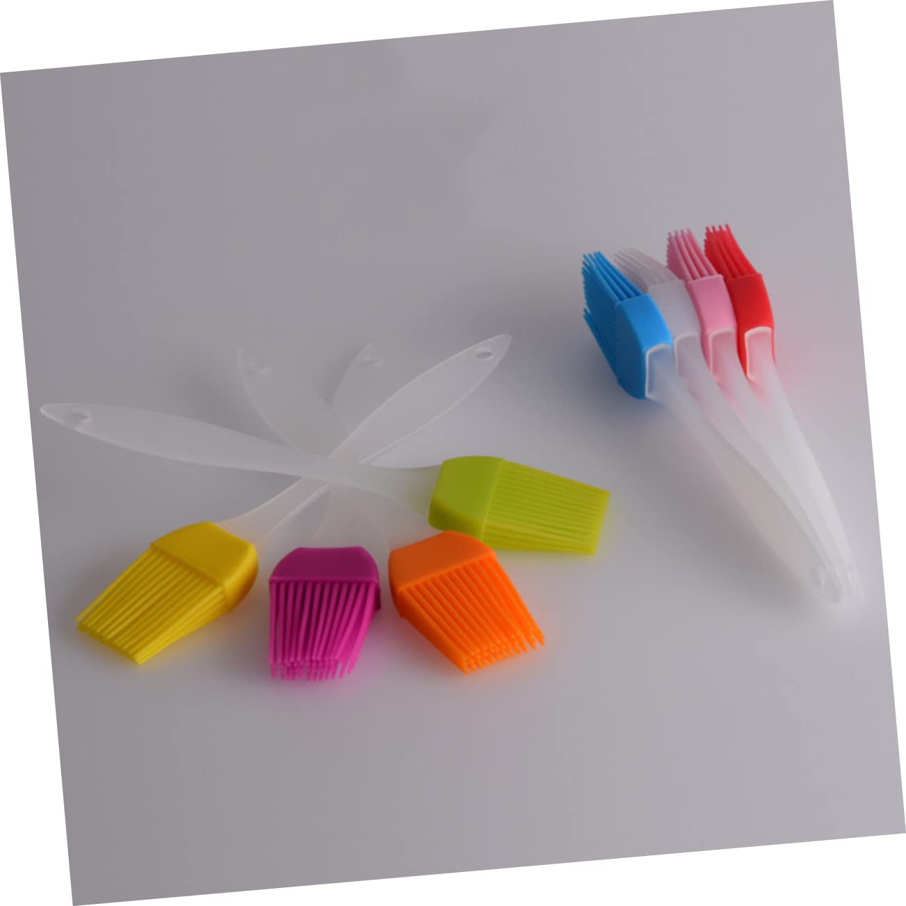 PRETYZOOM Heat Resistant Brush for Cooking and Barbecue Versatile Basting Yellow for Meats Pastries Cakes and More
