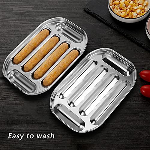 Image of Stainless Steel Sausage Tool, Convenient and Efficient Homemade Hot Dog Tool for Oven Steamer and Microwave