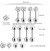 Jstyle 4 Pairs Stainless Steel Ball Stud Earrings for Men Women CZ Cartilage Helix Ear Piercing,Silver