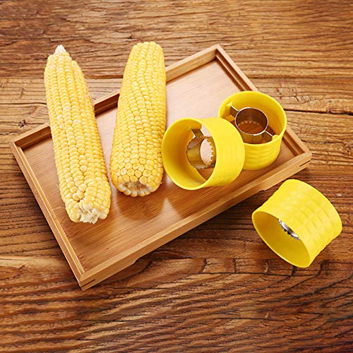 Blusea Aço Inoxidável Plástico Milho Planer Thresher, Ferramenta de Cozinha Descascador de Milho Dis