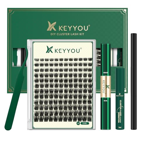 Image of KEYYOU Lash Clusters Kit Spiky Volume Clusters for Dramatic Looks