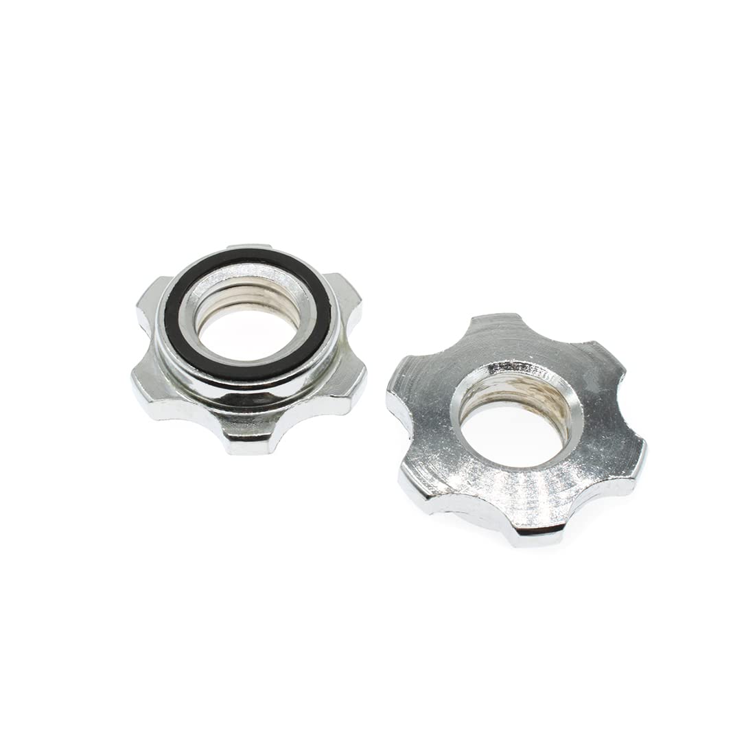 HAJXZH Barbells Hex Nut Anti-Slip 2PCS 25mm Barbell Spin-Lock Collar Screw Used for Fitness Equipment Weight Lifting Barbell Or Dumbbell Ba : Sports & Outdoors