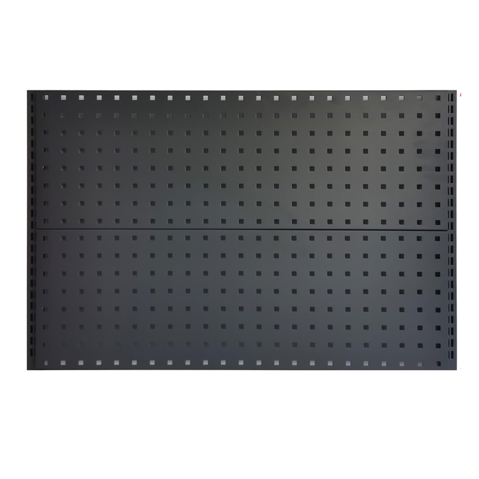 Genérico Estante de Pared de Tablero Perforado, Tablero de Madera Perforado, Gancho de Pared, Juego de contenedores y Paneles para Garaje, Organizador de Herramientas, Piezas y Manualidades (Gris, 12