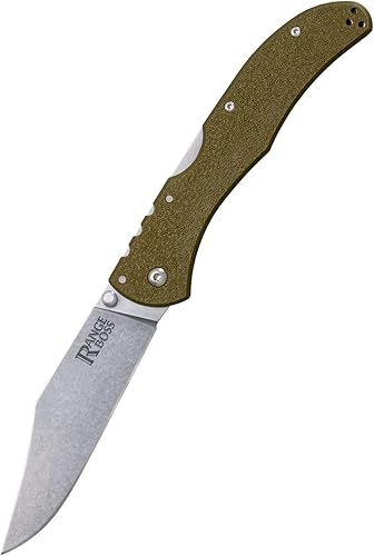 Cold Steel Range Boss OD Mango verde 9 14 pulgadas en total hoja de 4 pulgadas