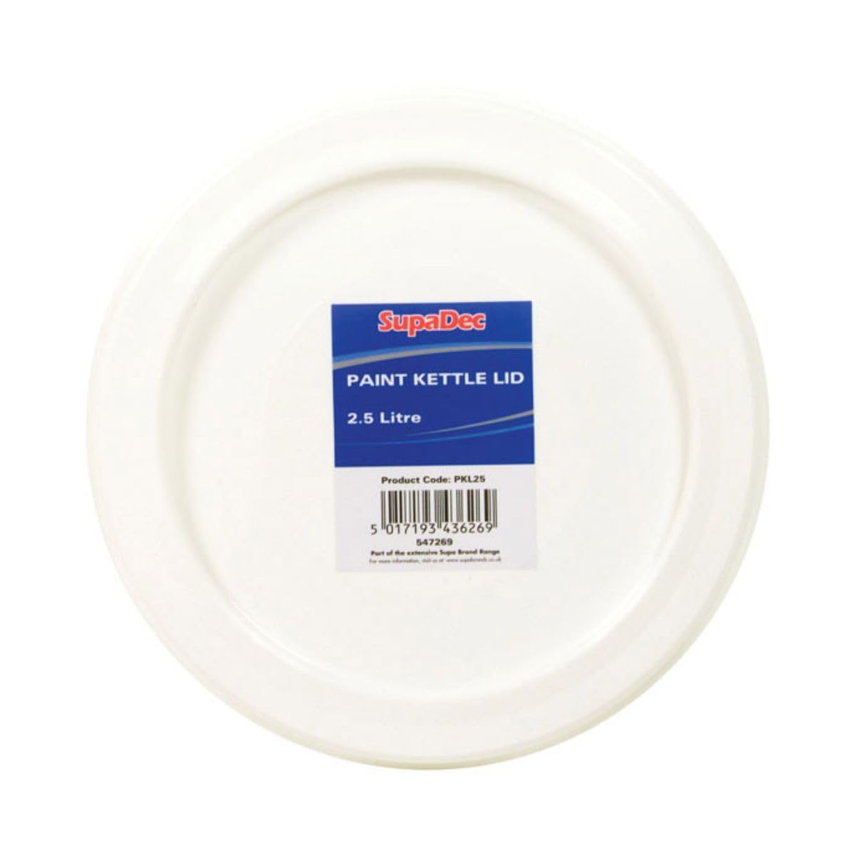 SupaDec Paint Kettle Lid – 2.5L | Premium Plastic Paint Kettle Replacement Lid | Secure Fit for 1 Litre Paint Kettles | Prevents Spills – Protects Paint & Reduces Drying
