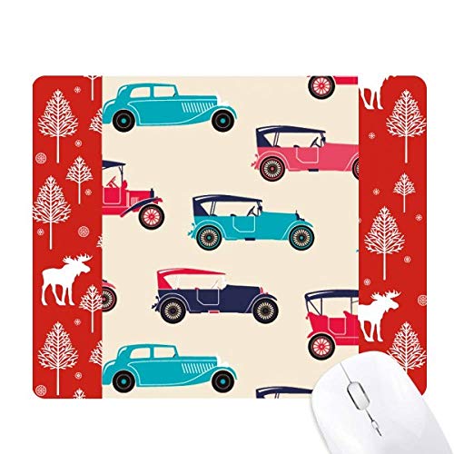 Souris de Noël forêt protège-poignet antidérapant avec voitures cartoon