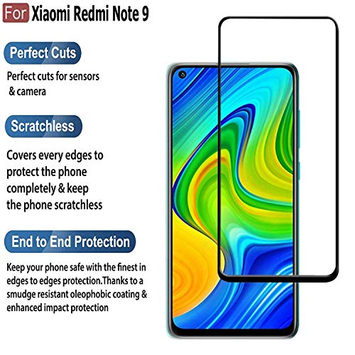 Image of DD SON (Black 11D Tempered Glass for Samsung, Redmi etc (Q-Redmi Note 9)