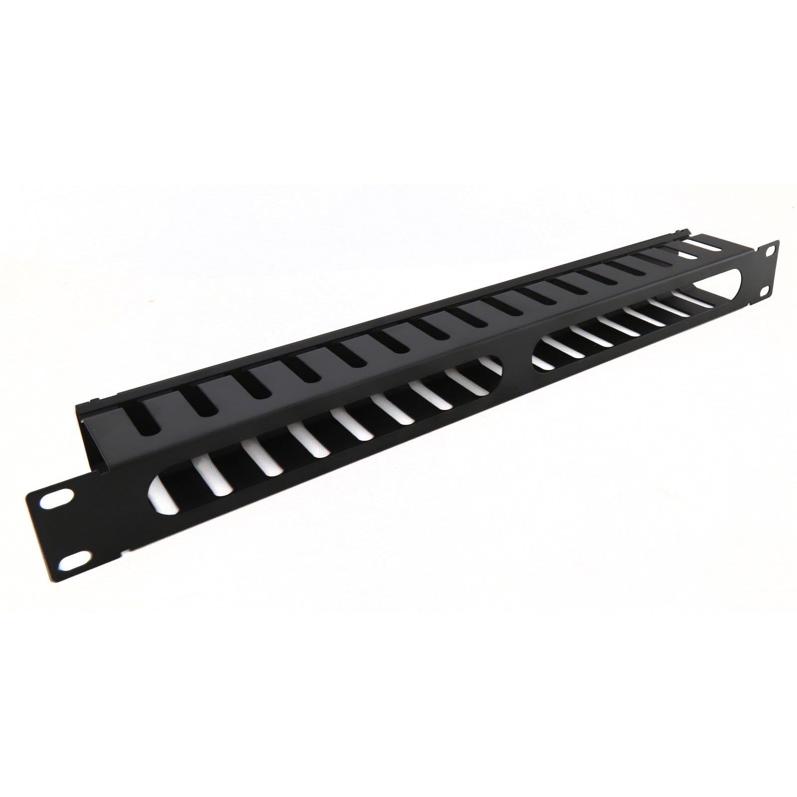 kenable Cable Management Bar 1U for Data Cabinet 19 Inch Rack with VENTS