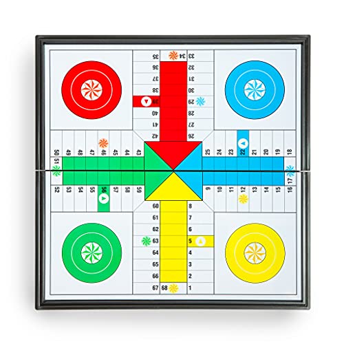 Black Long Di Fang SH-FXQ001-A Ludo Magnetic Folding Travel Board Game Set thumb #5