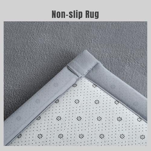 Alfombra moderna de sala 80x180 cm y 2 cm grosor lavable 4