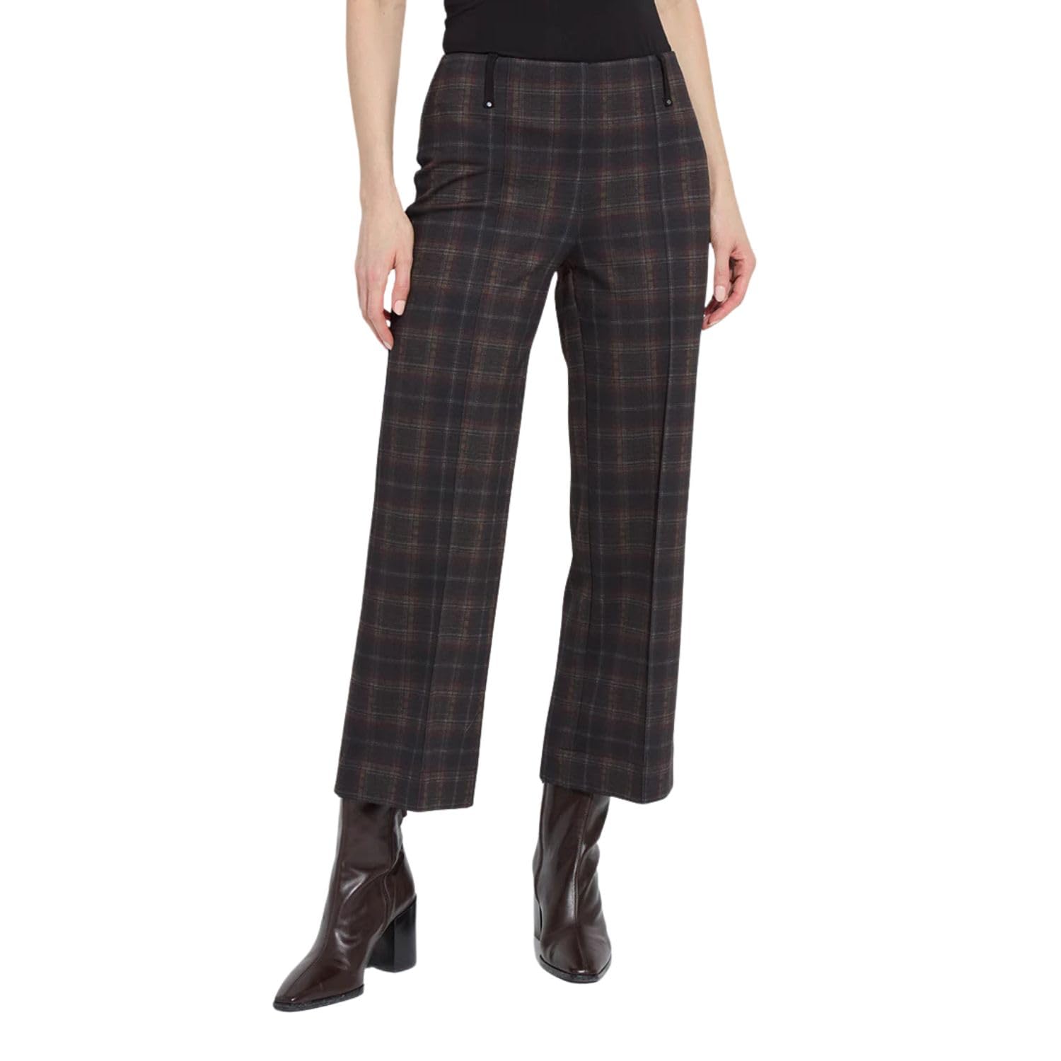 Lysse Livia Crop Pant - Dublin Plaid - L