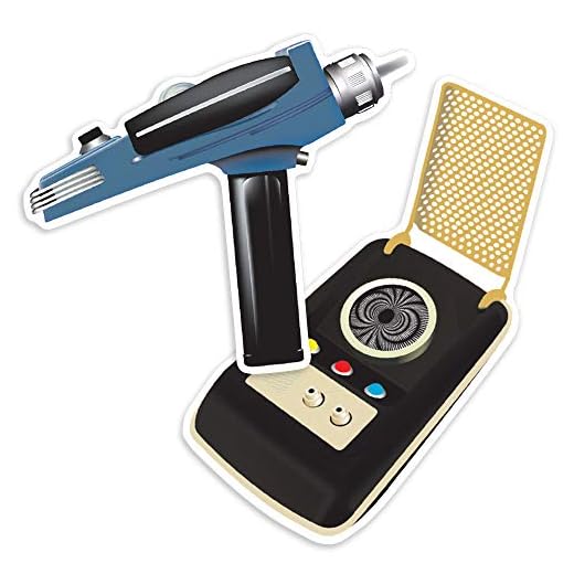Popfunk Star Trek Phaser and Communicator Collectible Stickers