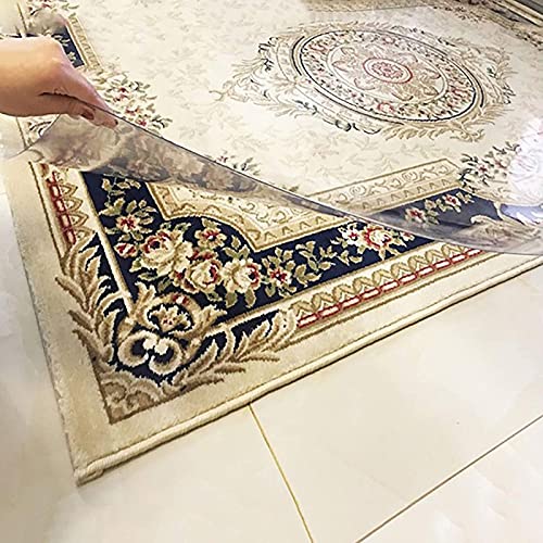 Amdhj Anti-Static Chair Mats, 1.5/2Mm Thick Glass Chair Mat For Hardwood Floor, Clear Desk Chair Mat For Carpet, 37 Sizes (Color : 1.5Mm, Size : 80X100Cm) #TOP1