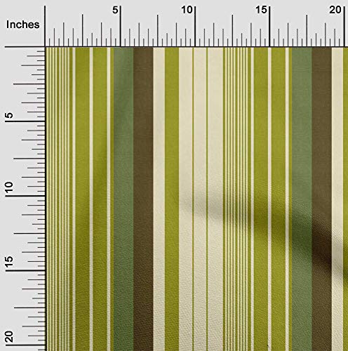 oneOone Popeline De Coton En Tissu Bayadère Bande Tissu Imprimé 1 Mètre 56 Pouces De Large