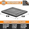 K&H PET PRODUCTS Self-Warming Cat Bed Pad, Self Heating Pad for Outdoor Cat Houses, Warming Mat for Indoor Pet Beds & Furniture, Reversible Blanket, Machine Washable - Small 21 X 17in Gray/ Black #1