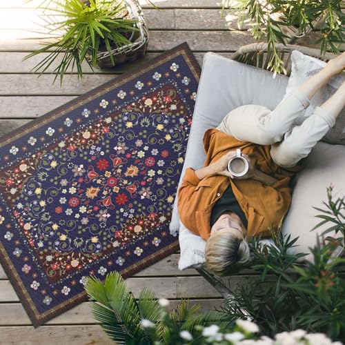 Tapis de terrasse en PVC imperméable pour sol extérieur propre - 3