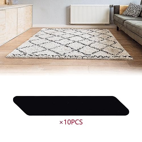 Generic 10 Pçs Tapete Almofada Gripper Tapete Fita Reutilizável Multiuso Canto Lateral Pinças Dupla