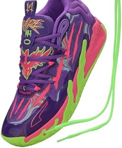 Puma Mens Mb.03 Toxic Lace-Up Basketball Sneakers Shoes Court