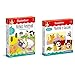 Clementoni - 11965 - Sapientino - Amici Animali - Puzzle Incastro Animali, 8 Puzzle Bambini - Gioco Educativo 2 Anni & Sapientino Mamme E Cuccioli Tessere Illustrate, 12 Mini Puzzle, Gioco Educativo