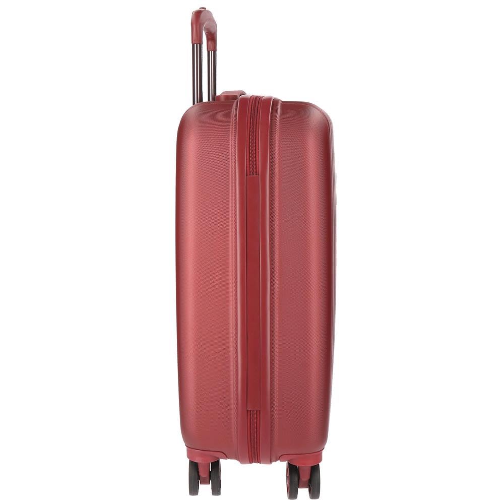 MOVOM Wood, valigia da cabina, bagaglio a mano, interno con due scomparti, realizzata in materiale ABS resistente e leggero, 4 ruote girevoli, lucchetto a combinazione laterale, di Joumma Bags
