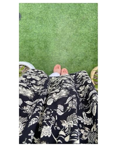 Image of Women's Floral Print Reyon Peplum Top - Casual Loose Fit 3 /4 Sleeve Tunic top, Stylish V-Neck Flared Kurti, Comfortable Everyday Wear