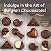 Belgian Chocolate Gift Box by GuyLian, 6.35 oz, 16 pc Opus Luxury Assortment, Premium Gourmet Chocolate, Milk, White & Dark Candy Treat for Women and Men