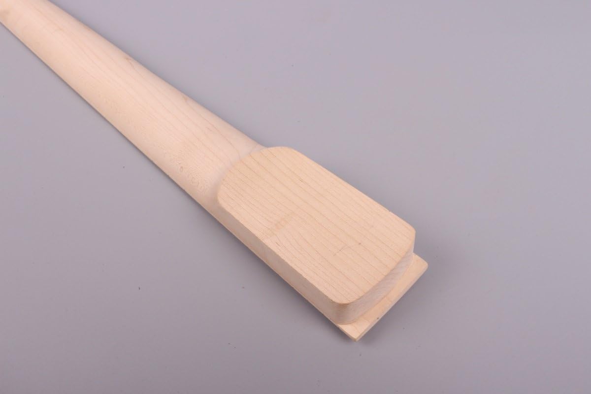 Yinfente Electric guitar neck 24 fret 25.5 inch Maple wood Tree of Vine Inlay guitar replacement Paddle Head DIY guitar necks Floyd rose locking nut style