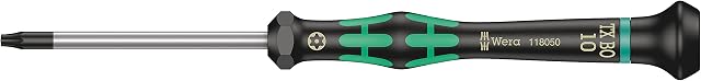 Wera 05118050001 TX10 x 60 mm 2067 BO-Screwdriver for Tamper-Proof - Silver