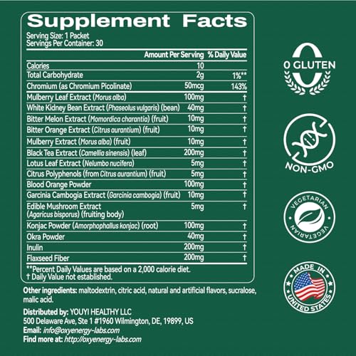 OxyEnergy LIPO Slash 16-in-1 Natural Weight Loss Supplement for Women and Men, Supports Gut Health, GLP-1 Activate & Weight Management, Vegan, Gluten-Free, Non-GMO, 30 Packets, Orange Flavor - Image 3