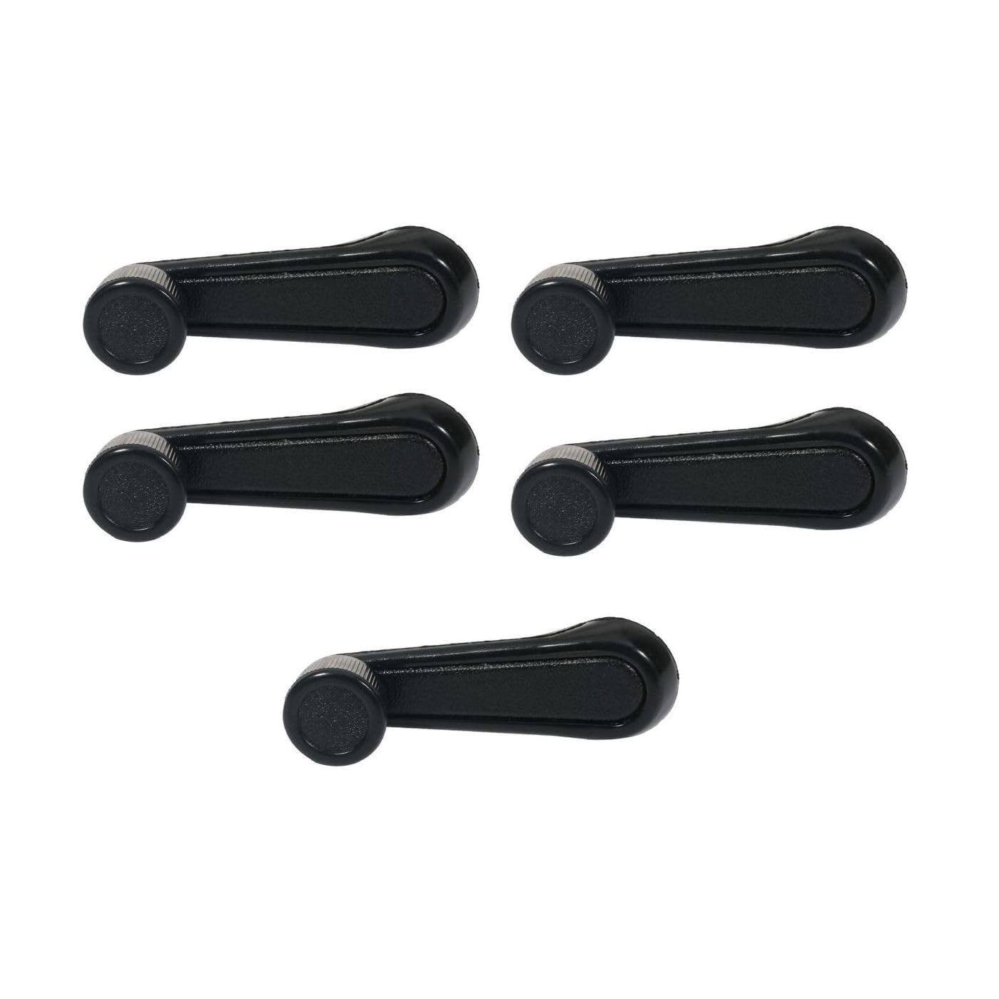 XIOUMAAN 5 Set of - for Isuzu and Most Truck SUV Car Window Crank Handle Inside Left Right Side (Black,Plastic)