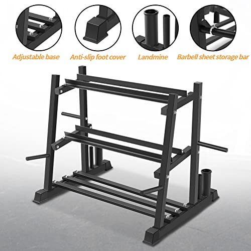 Dumbbell Rack, Bongkim Dumbbell Set with Rack Stand, Dumbbells Weights Rack for Home Gym, Weight Rack for Dumbbells, Kettlebells, and Weight Plates 1100LBS Dumbbell Rack, Bongkim Dumbbell Set with Rack Stand, Dumbbells Weights Rack for Home Gym, Weight Rack for Dumbbells, Kettlebells, and Weight Plates 1100LBS