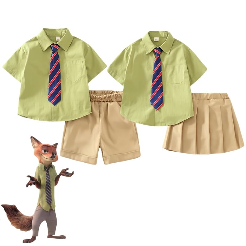 ズートピア ニック・ワイルド コスプレ衣装　小道具セット Amazon.co.jp: ニック・ワイルド コスプレ 衣装 髪飾り ネクタイ