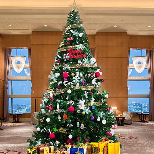 Mksy 10Ft Artificial Christmas Tree, Full Premium Hinged Artificial Pine Tree With 2150 Branch Tips Metal Stand For Outdoor & Indoor (Green) #TOP27