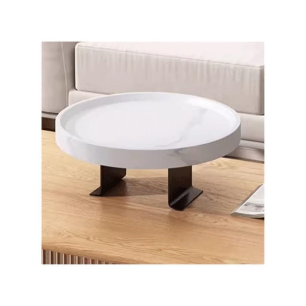 Plateau de service canapé blanc et petite table basse d'appoint pour la maison