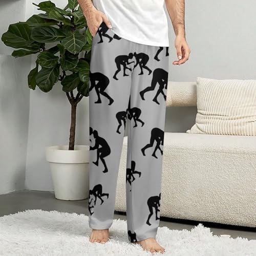 Wrestling The Wrestlers Mens Pajamas Pants Women Sleepwear Lounge Pant with Pockets4
