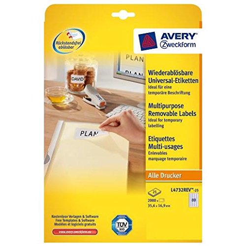 Preisvergleich Produktbild Laser Label 35,6x16,9mm