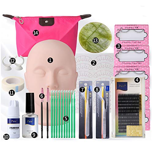 14pcs lash extension kit with glue buqikma professional false eye…