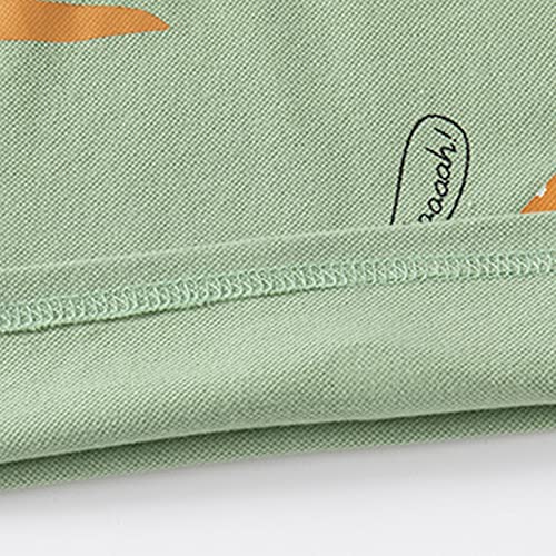 Girls Boys Short Sleeve Polo Shirt Kids Dinosaur Summer Training Workout Shirts Toddler Collar Buttons School Uniform Shirts3