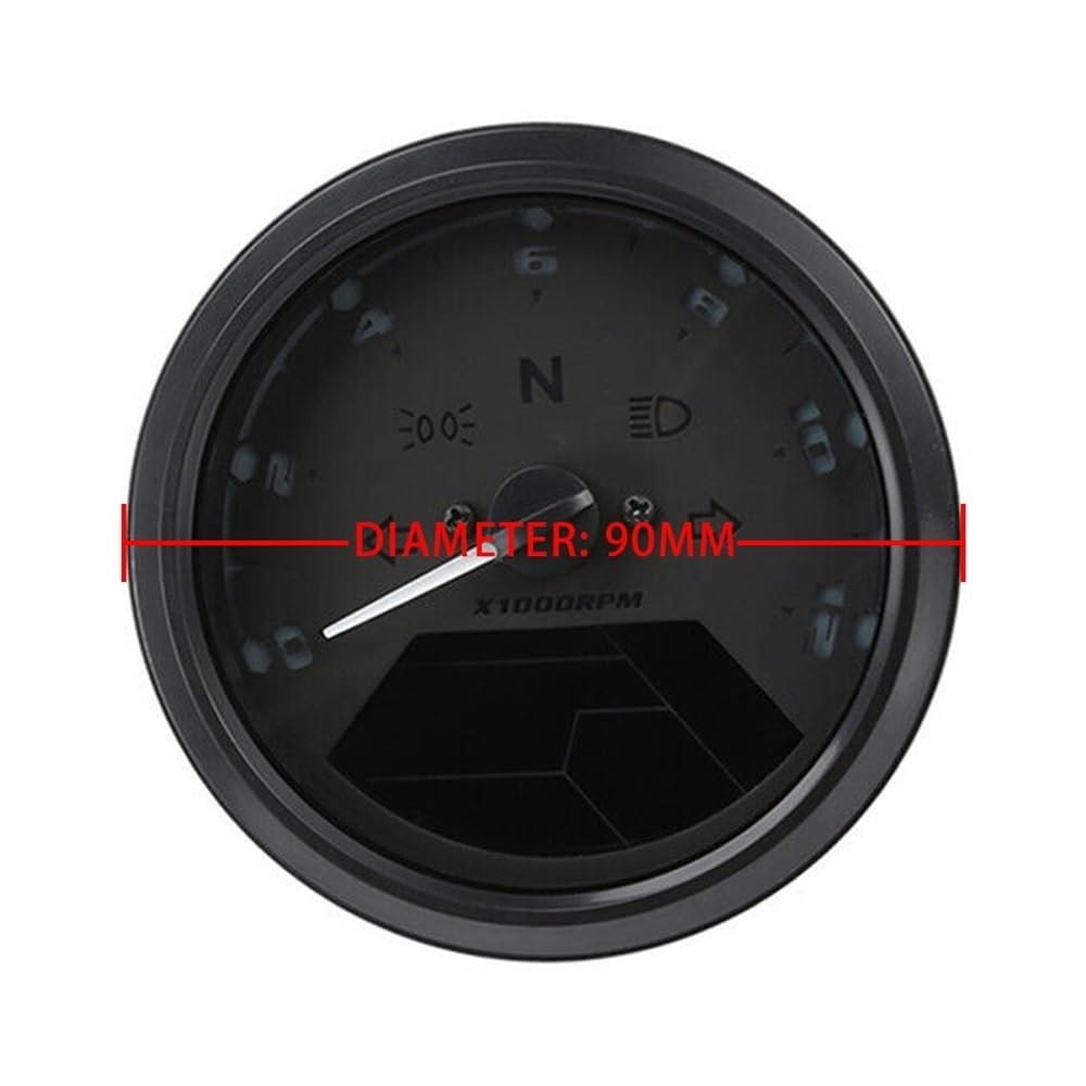 Amazon.co.jp: オートバイ用デジタルタコメーター デジタルオートバイ