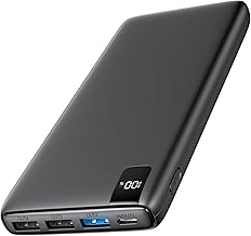 External Battery 26800mAh Power Bank: Hiluckey 22.5W Fast Charging PD USB C Portable Charger with Digital LED Display and 4 Outputs for Smartphone Tablets