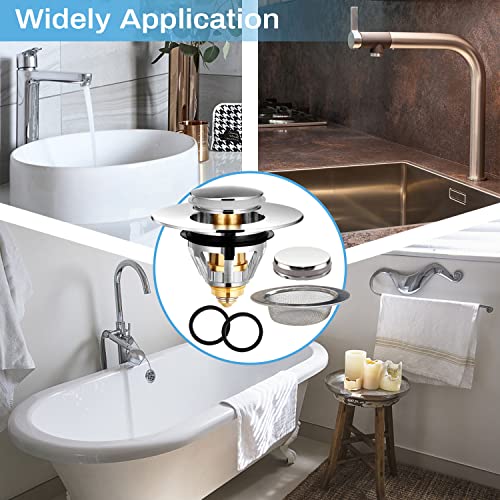 Tappo Lavandino Bagno Universale per Lavabo con