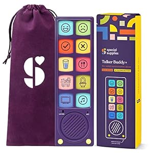 Special Supplies AAC Communicatie Apparaat Spraaktherapie, Talker Buddy Communicatie Apparaat Voor Non-Verbale Kinderen & Volwassenen, Autisme Praten Hulpmiddelen Voor Thuis, School Kinderen