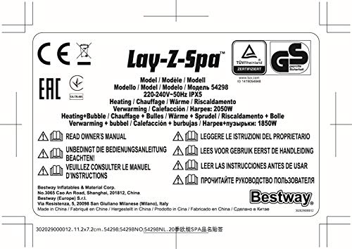 Bestway Lay-Z-Spa Helsinki AirJet - 35