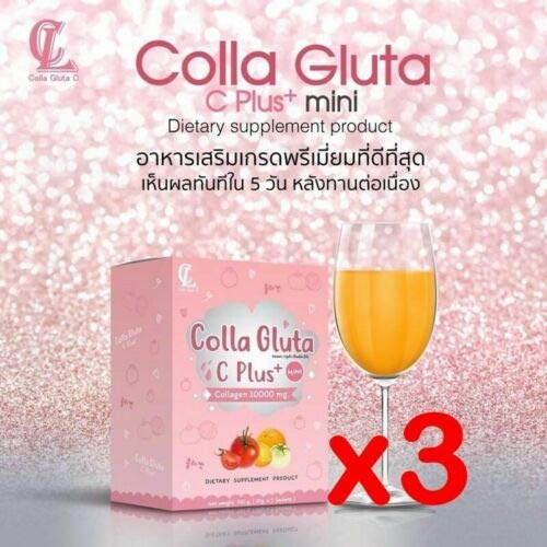 x3 Ha-Young Colla Gluta C Plus+ Mini Tomato Juice Drink Good Skin Supplementary.