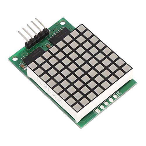 Taidda Dot Matrix Module,LED Display dot Module 8x8 Square Matrix Red LED Display dot Module, 8x8 Square Matrix Red LED Display dot Module 74hc595 Driver for Arduino UNO MEGA2560 Due raspbery