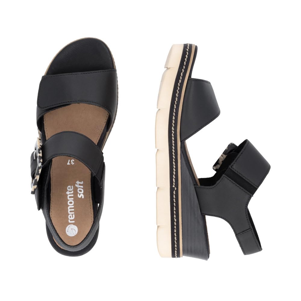 Remonte Damen Riemchensandalen D2L53, Frauen Sandalen