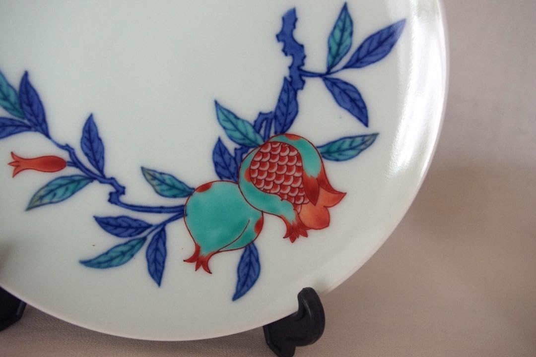 Amazon.co.jp: 今泉今右衛門 錦柘榴絵紅茶碗 共箱、栞 今右衛門窯